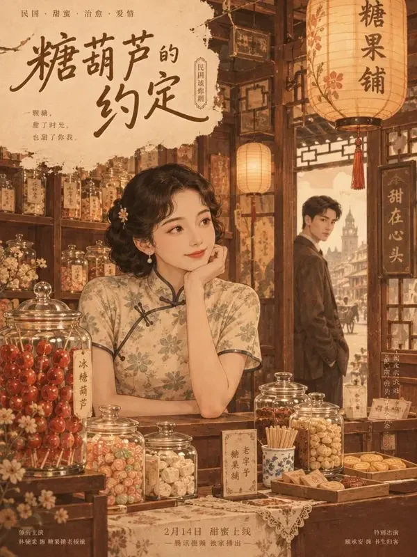 短剧《民国糖果铺》封面图