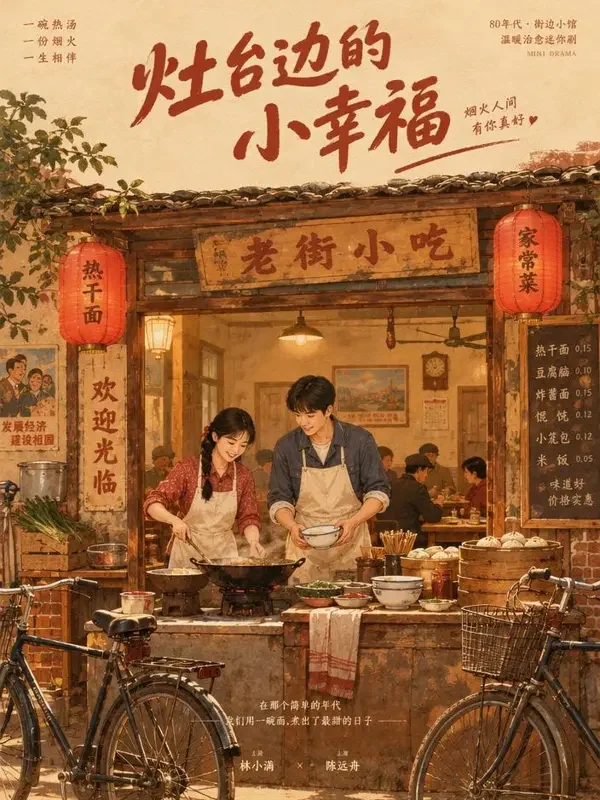 短剧《八零年代小饭馆》封面图