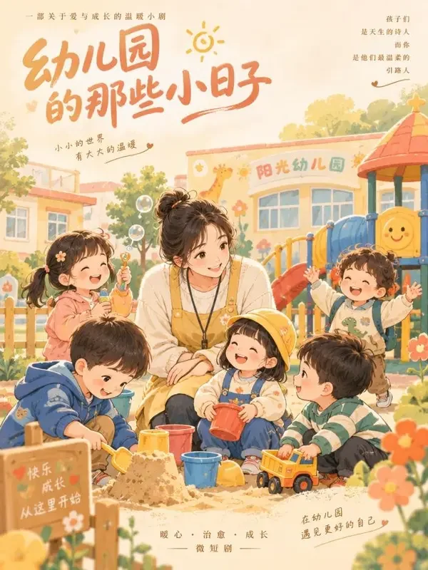 短剧《糖果幼儿园》封面图